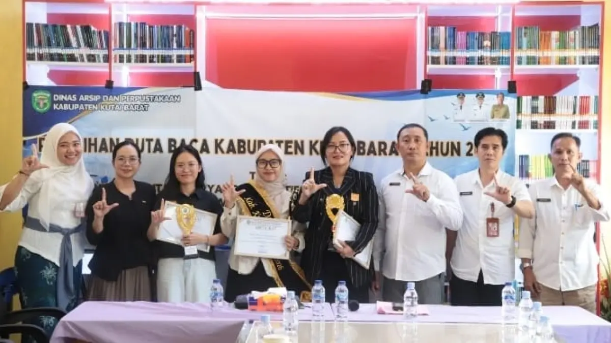Duta Baca Kutai Barat 2026, Diah Rizqi Pangestika (pakai selempang)&nbsp;
