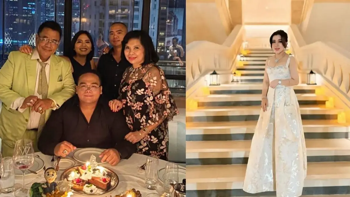 Kolase keluarga Hotman Paris dan aspri, Benny Jannah.