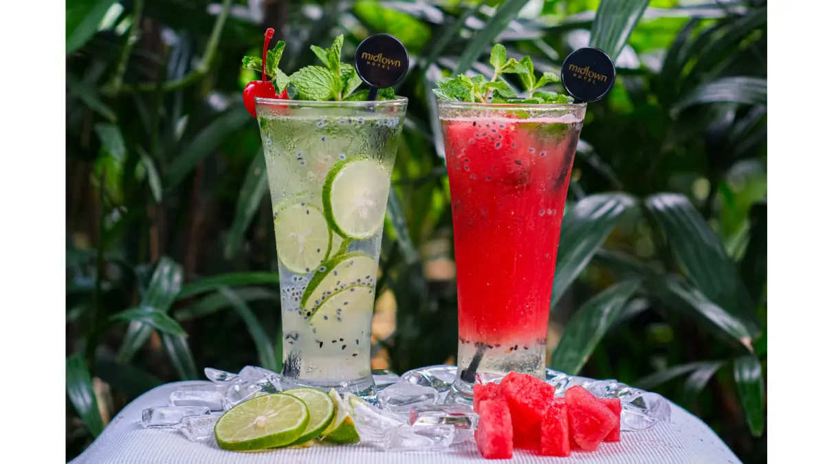 Midtown Hotel Samarinda menghadirkan dua varian&nbsp;mojito favorit, yaitu Virgin Classic Mojito dan Watermelon Mojito. (IST) 
