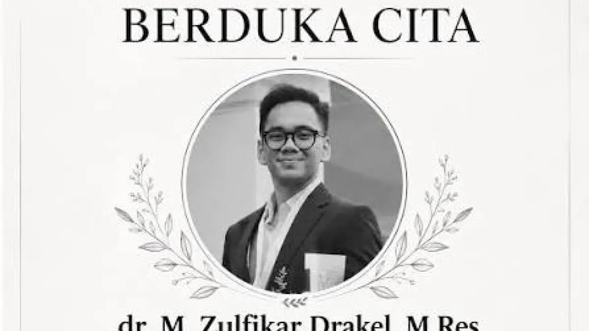 Muhammad Zulfikar Drakel, dokter koas tewas di Lampung, Kamis (22/7/2026).