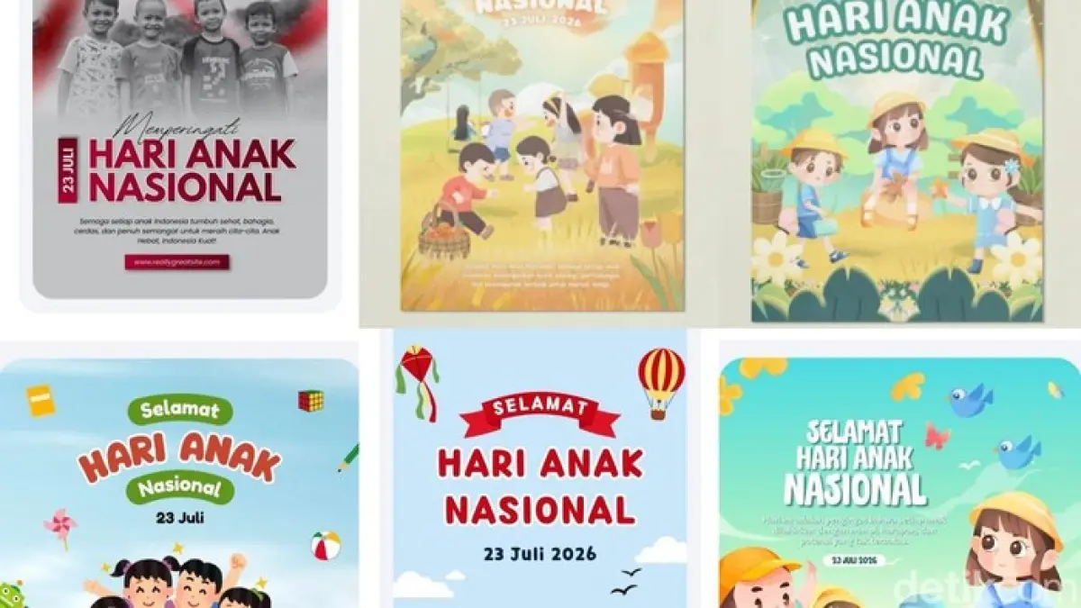 Poster Hari Anak Nasional 2026.