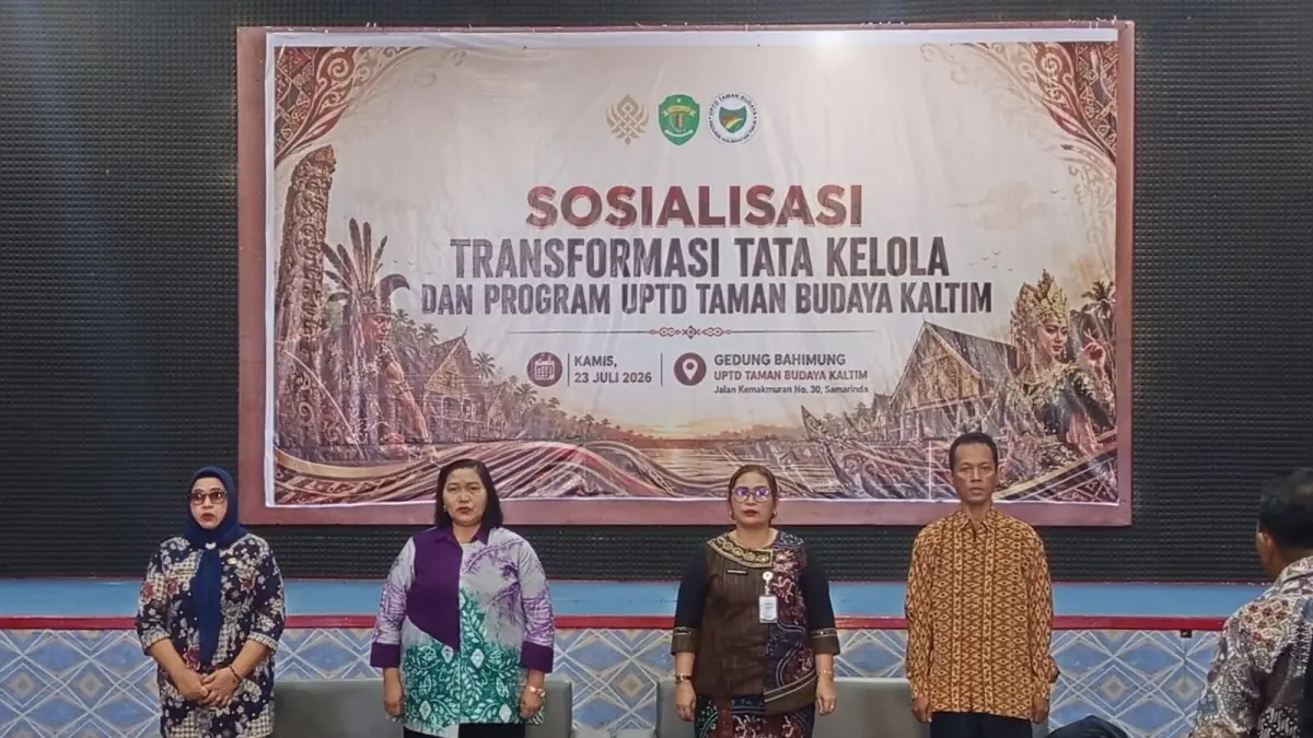 Kegiatan UPTD Taman Budaya Kaltim selaraskan visi.