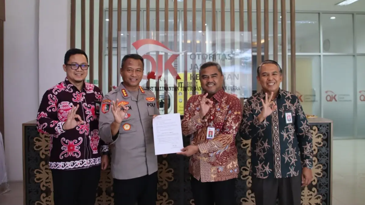KOLABORASI: Program CRC digagas Kepala SPN Polda Kaltim, inovasi yang dirancang untuk meningkatkan literasi digital masyarakat kolaborasi instansi terkait, di antaranya OJK.