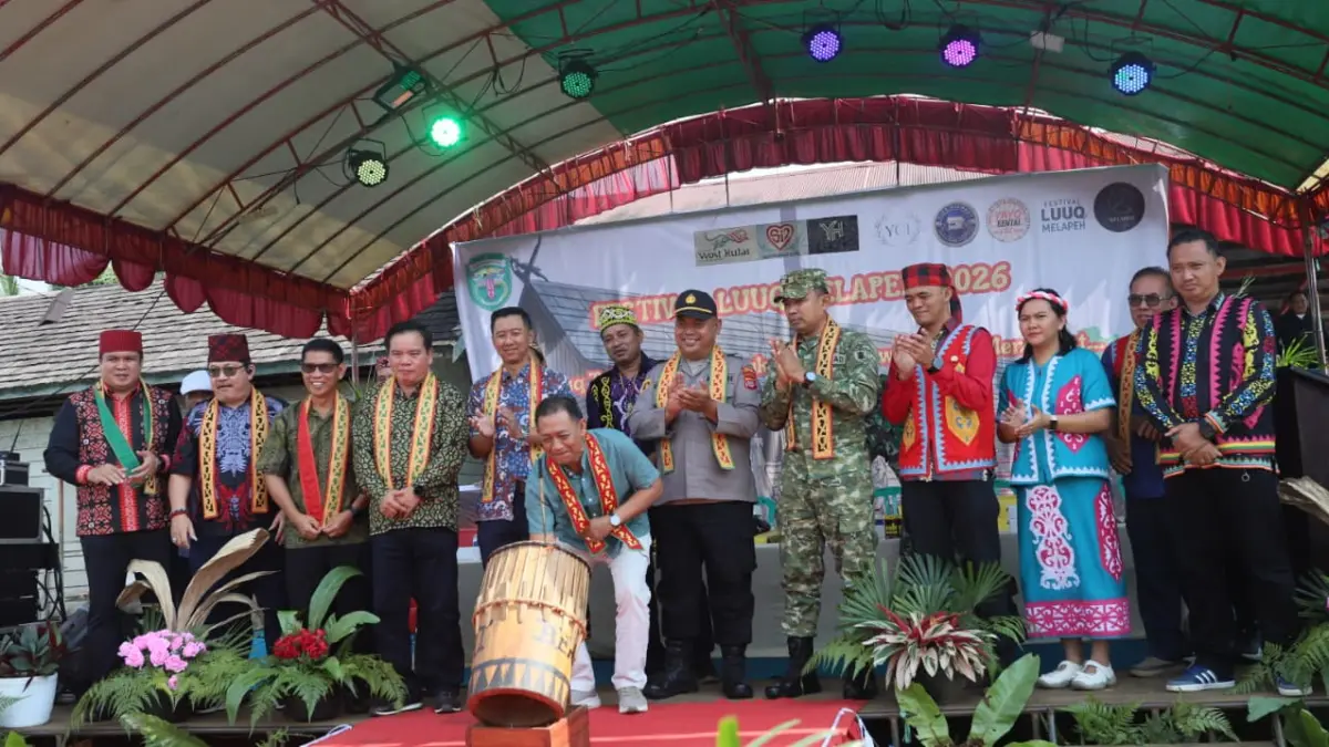 BUDAYA: Penutupan Festival Luuq Melapeh tahun 2026, Sabtu (25/7). (K SUNARDI/KP)