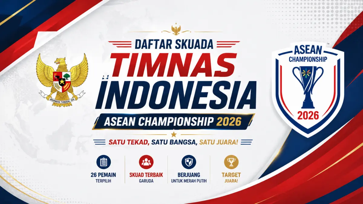 Pelatih John Herdman resmi umumkan daftar skuad Timnas Indonesia ASEAN Championship 2026. (ai/chatgpt)  