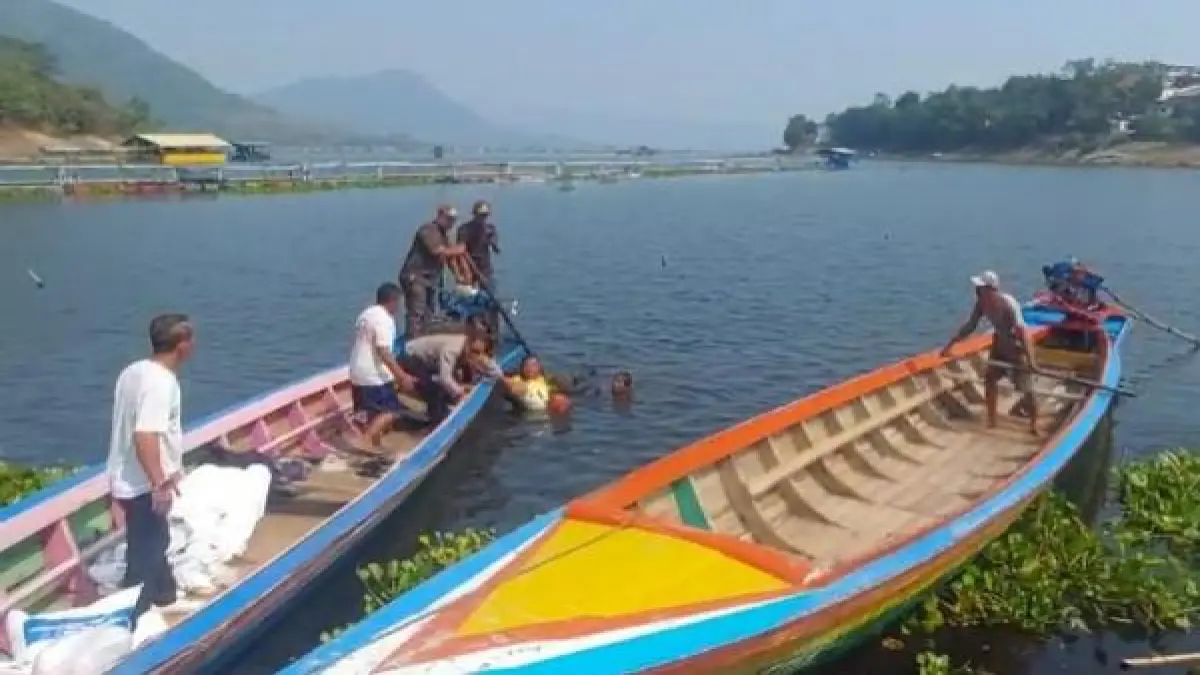 Seorang sekuriti tewas di Waduk Jatiluhur, Purwakarta, Jawa barat. (iNews) 