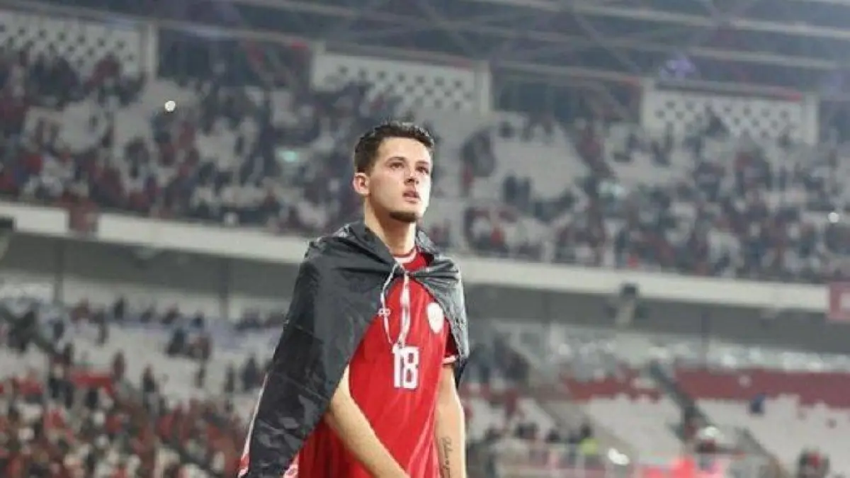 Justin Hubner, bek Timnas Indonesia. 
