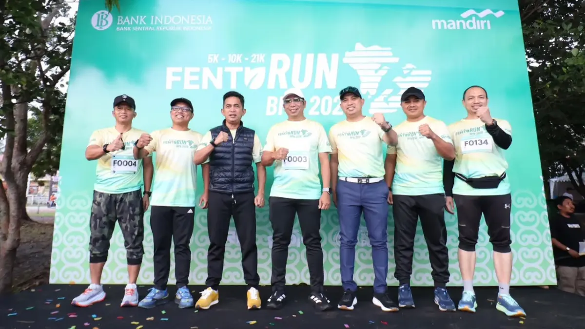 Kantor Perwakilan Bank Indonesia (BI) Balikpapan mendorong FentRun menjadi bagian dari kalender event tahunan Kota Balikpapan.