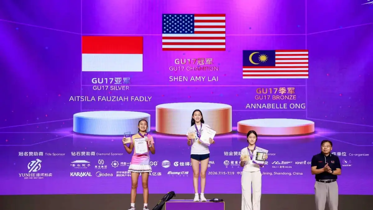 PRESTASI: Aitsila Fauziah Fadly raih prestasi dengan memboyong medali perak di China Squash Junior Open 2026. IST/KP