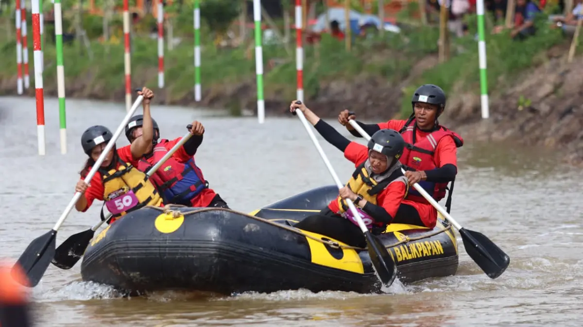 WADAH PENGENALAN: Open Tournament Arung Jeram Wali Kota Cup 2026 jadi wadah pengenalan olahraga ke masyarakat luas. (ANGGI PRADITHA / KP)