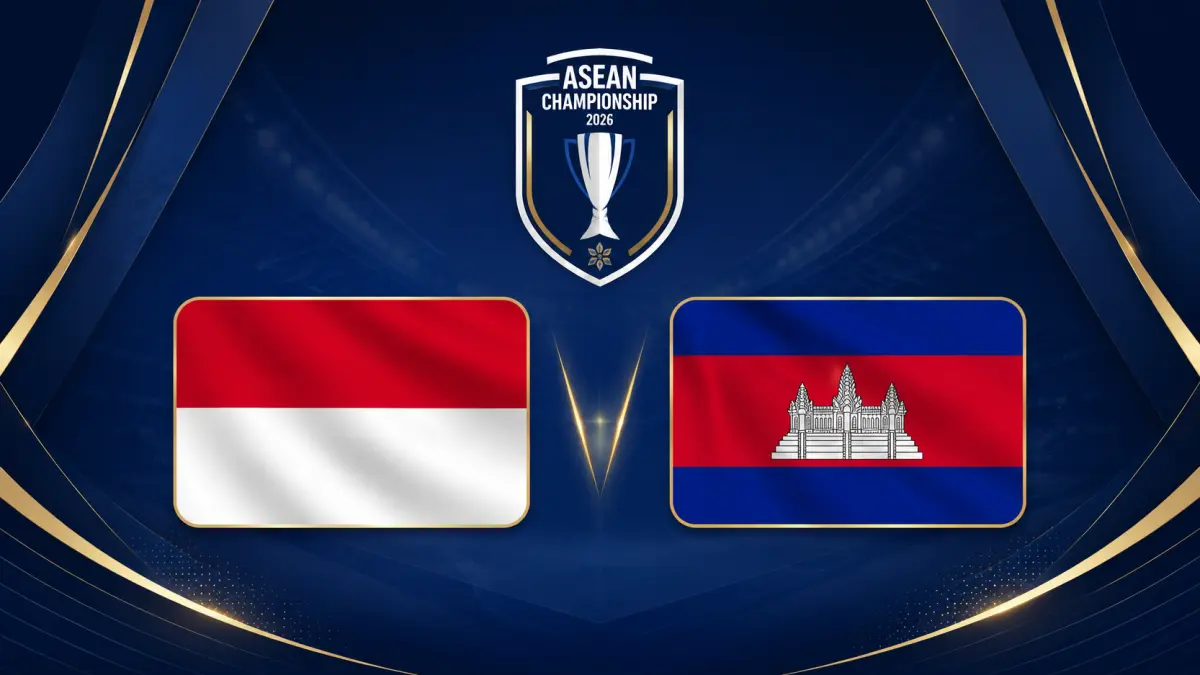 Jadwal Indonesia vs Kamboja di Piala AFF 2026. (ai/chatgpt) 