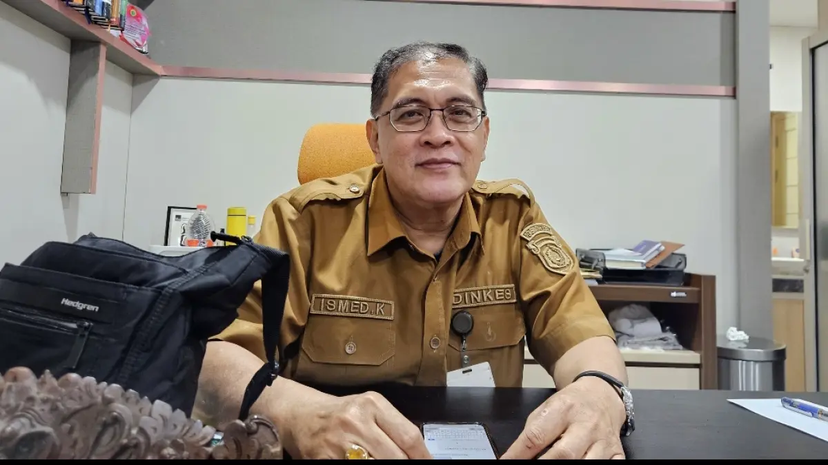 Kepala Diskes Kota Samarinda, dr Ismed Kusasih. HAFIZ/KP