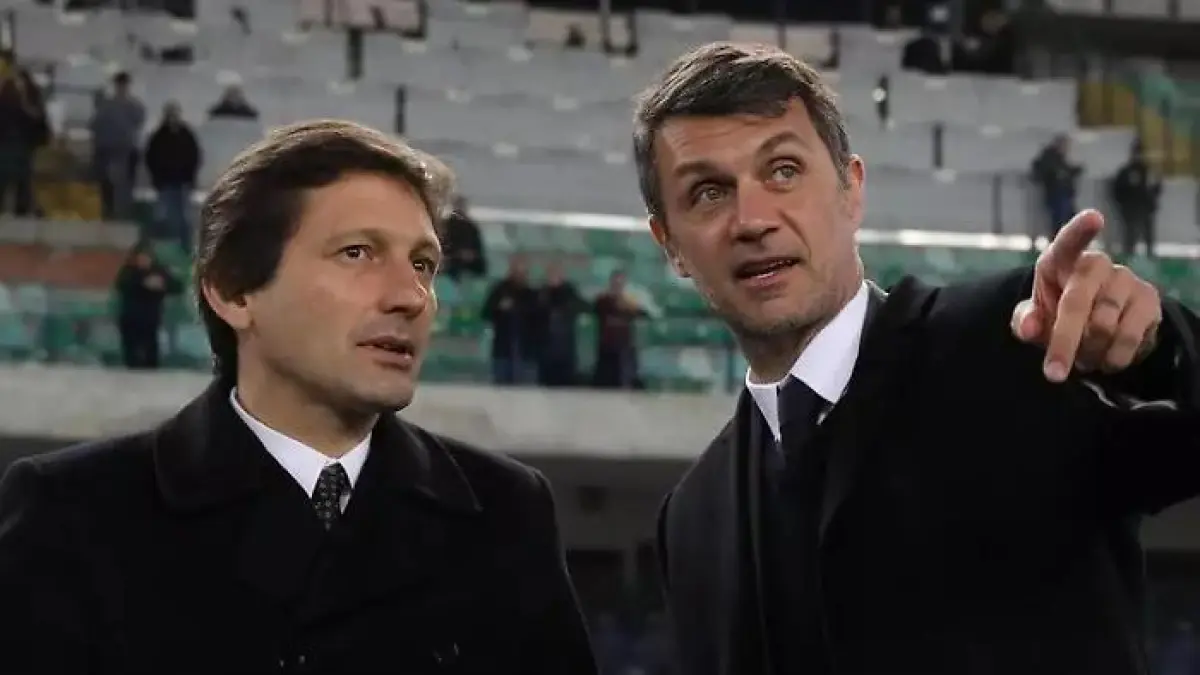 Paulo Maldini (kanan) dan Leonardo mundur dari Federasi Sepak Bola Italia. (Foto: La Sicilia)