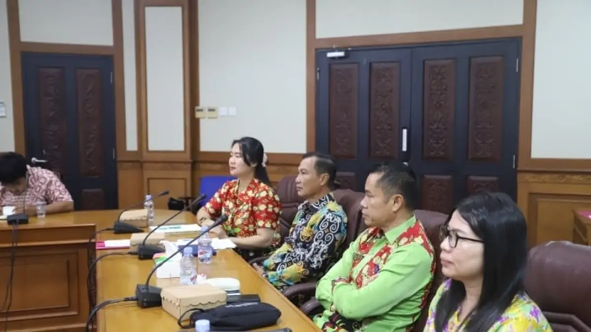 KOMITMEN: Entry meeting secara daring penilaian opini Ombudsman 2026.