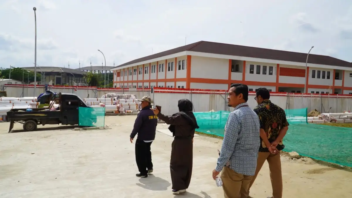 Kompleks Sekolah Rakyat permanen Kaltim di kawasan Palaran Samarinda yang menampung ratusan siswa dari keluarga kurang mampu.