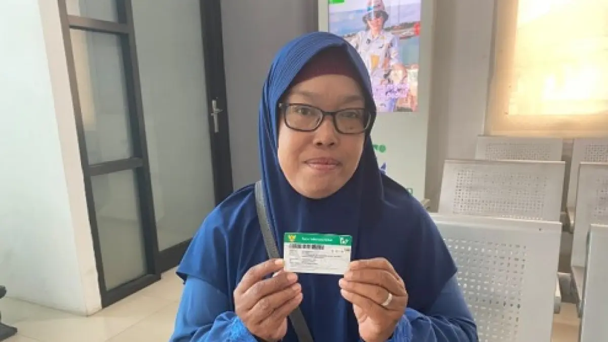 PESERTA: Ardania, salah satu sekian banyak penerima manfaat peserta program Jaminan Kesehatan Nasional.