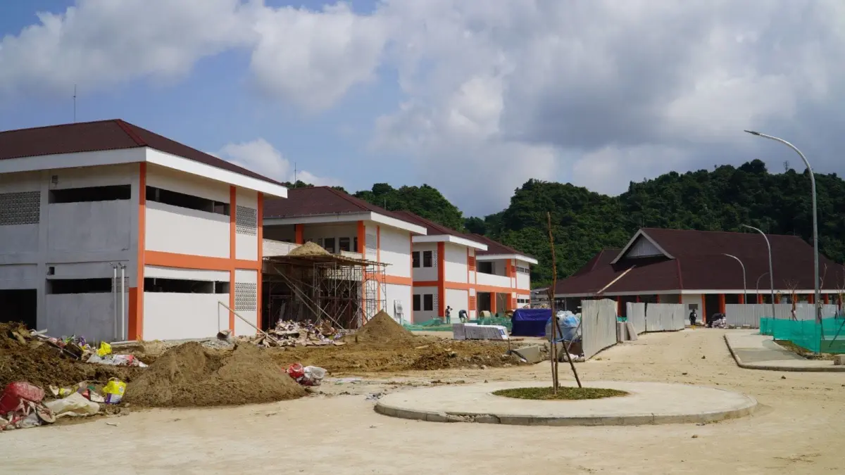 SIAP BEROPERASI: Kompleks Sekolah Rakyat di Jalan Stadion Utama Kaltim, Kelurahan Simpang Pasir, Kecamatan Palaran, Samarinda. (DOK DINSOS KALTIM)
