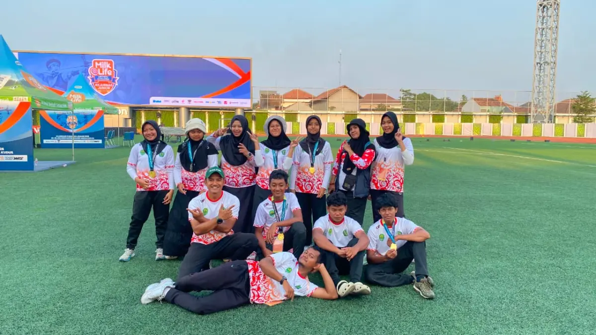 BANGGA: Panahan Kaltim meraih hasil membanggakan di Kejurnas Junior 2026, Kudus, Jawa Tengah.
