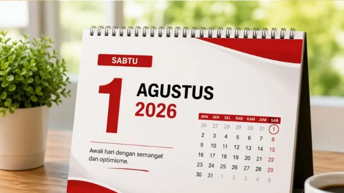 Ilustrasi kalender. (AI)