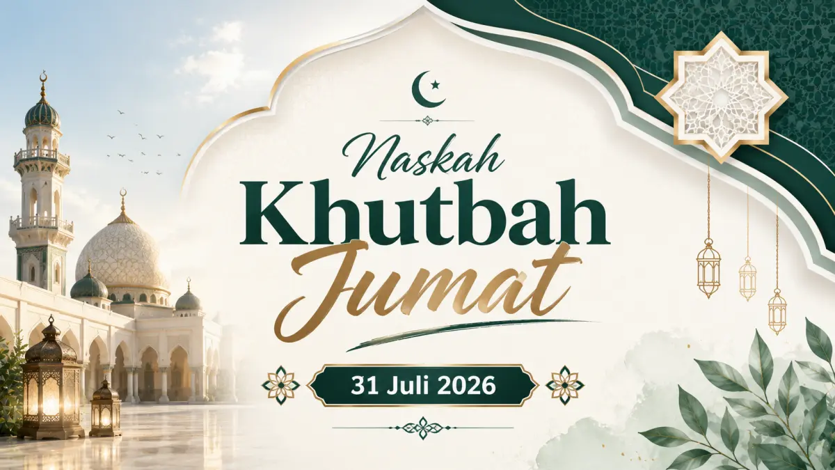 Materi khutbah Jumat singkat terbaru, 31 Juli 2026. (ai/chatgpt)