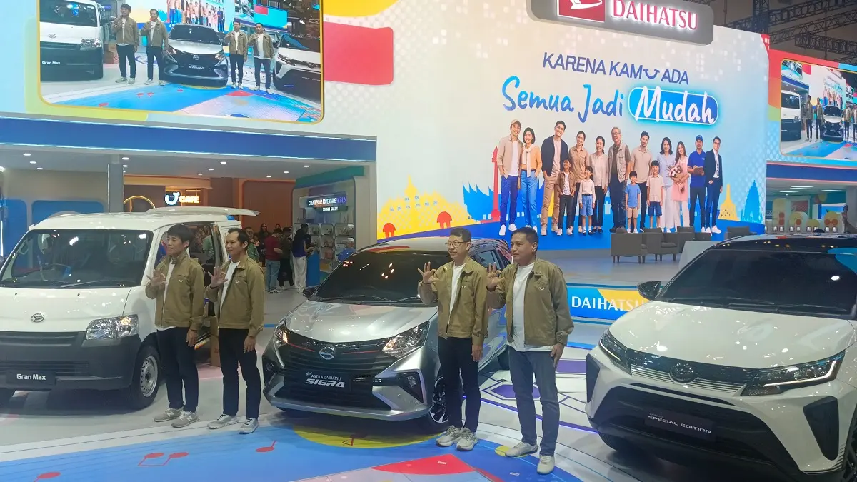 PT Astra Daihatsu Motor (ADM) resmi meluncurkan New Astra Daihatsu Sigra, Terios Special Edition, dan Gran Max Blind Van 1.5 M/T AC PS pada ajang GIIAS 2026 di Tangerang. (Foto: Delis/KP)