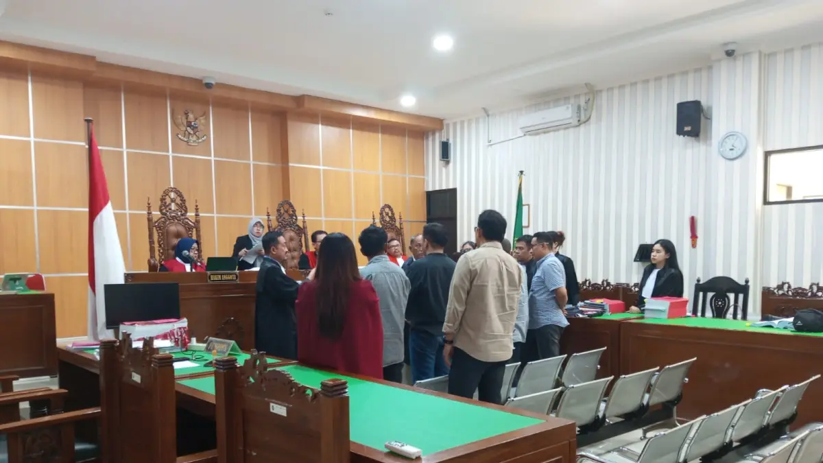 Suasana sidang kasus tindak pidana korupsi pembangunan RS Bekokong. (IST)