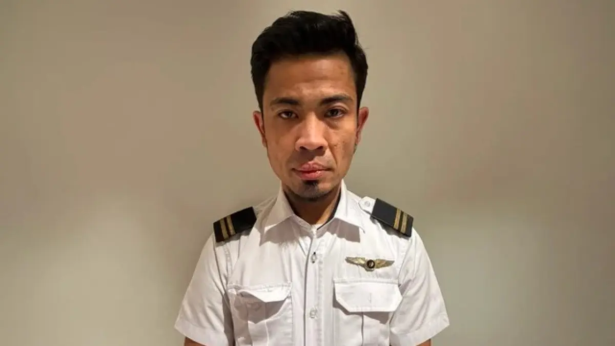 Tampang pilot berkewarganegaraan Malaysia, Mohd Saufi bin Othman, yang selundupkan 25,1 kg ekstasi di Bandara Soekarno-Hatta.
