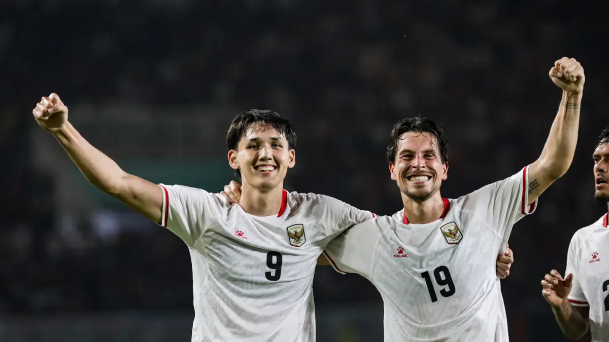 Timnas Indonesia menang besar 3-0 atas Timor Leste, Jumat (31/7/2026). (Jawapos.com)