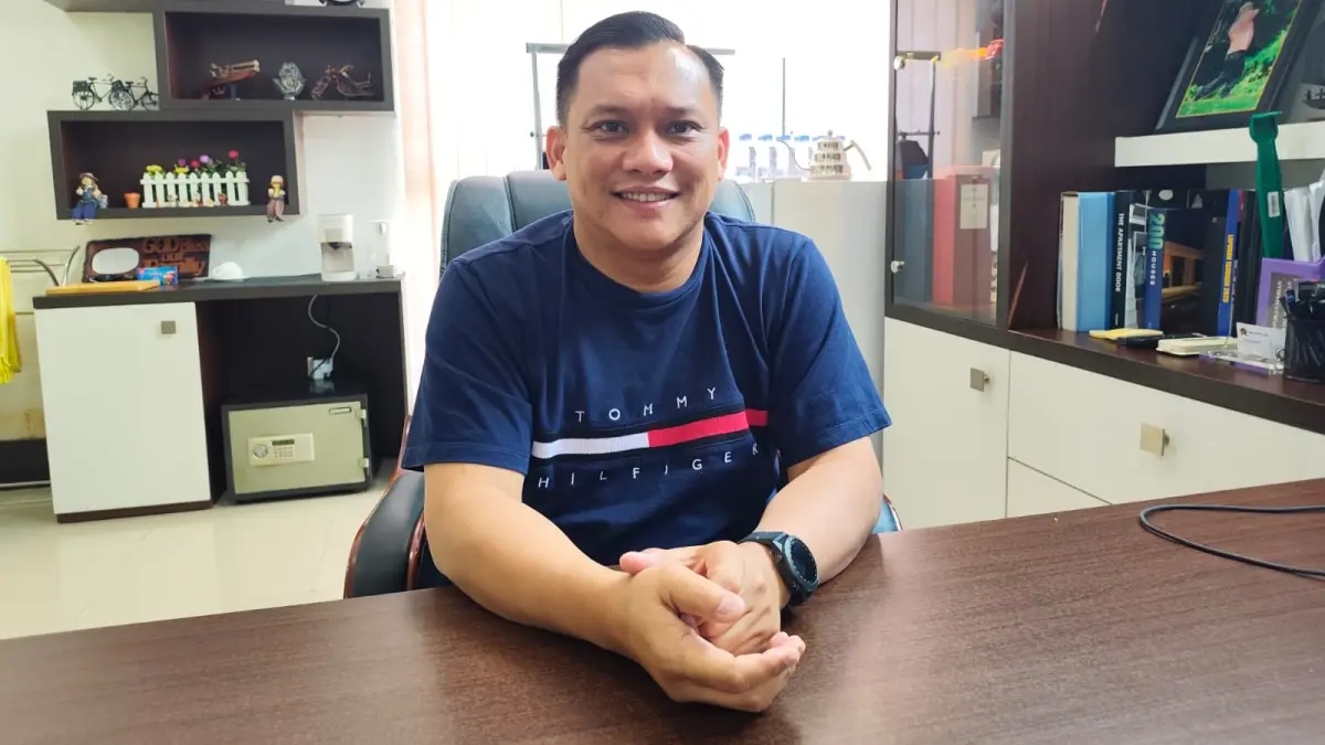 Direktur Utama PT Melati Anugerah Jaya Jimi Karter Hariandja. (FOTO M TAUFIK/KP)
