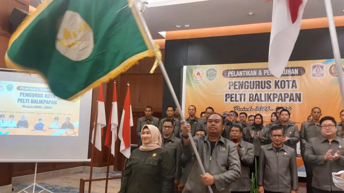 PELANTIKAN : Kepengurusan Pengkot Pelti Balikpapan resmi dilantik di Gran Senyiur Balikpapan&nbsp;
