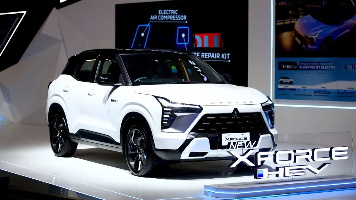 Mitsubishi Motors menghadirkan berbagai promo menarik untuk New Xforce dan New Xforce HEV selama GIIAS 2026, mulai dari harga launching spesial, DP rendah, hingga bunga 0 persen. (Foto: Istimewa) 