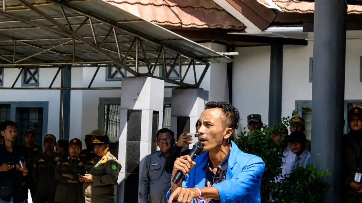 Presiden BEM STIPER Kutim, Yosua Sihotang. 