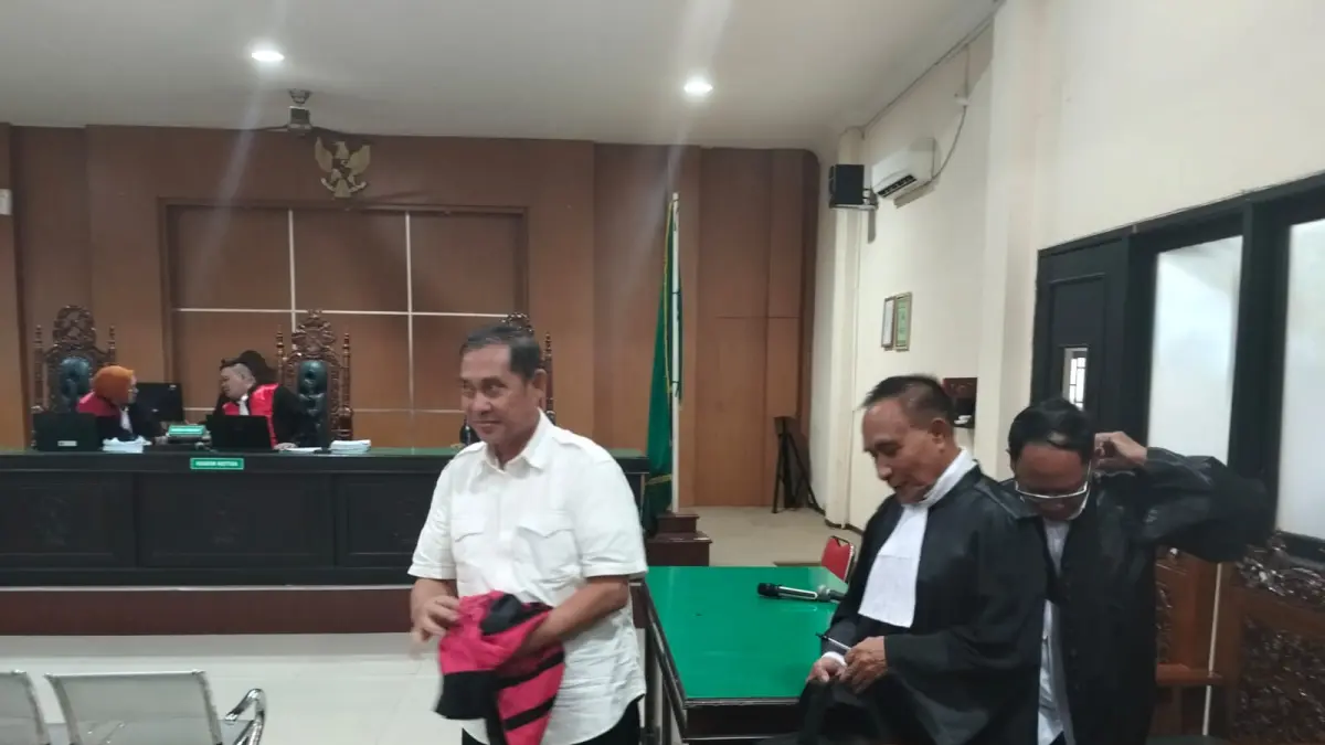 Zairin Zain saat menjalani sidang putusan di Pengadilan Tipikor Samarinda medio Juni 2026. (Bayu/KP)