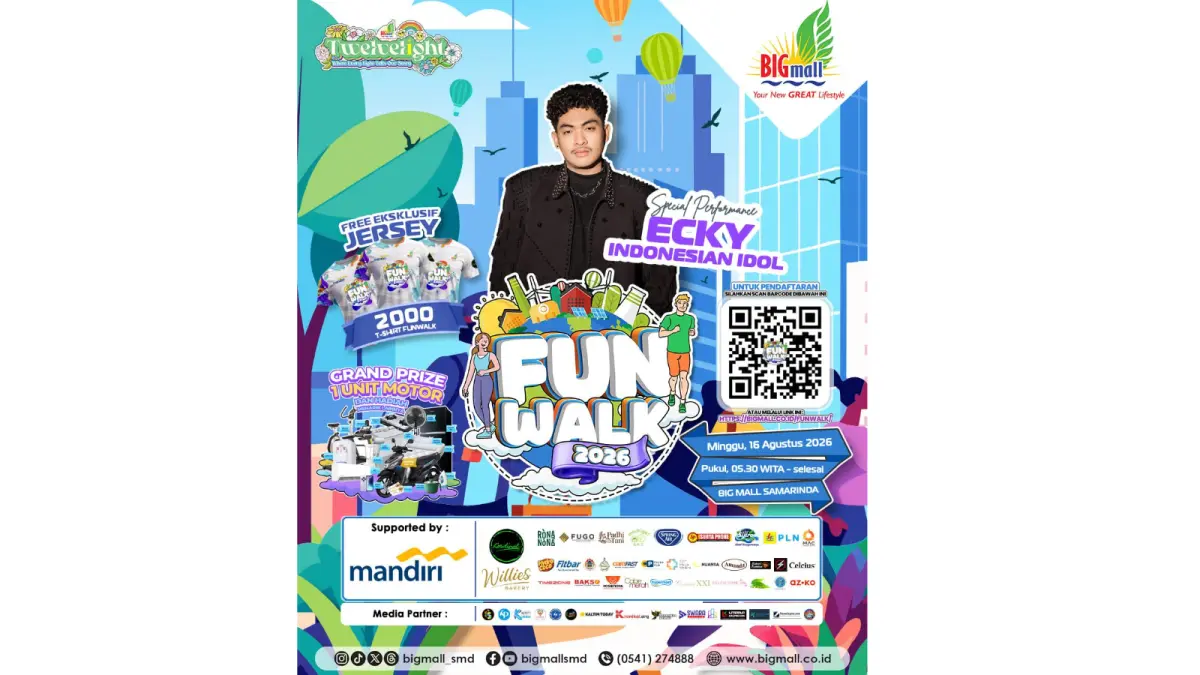 BIG Funwalk 2026 di BIGMall Samarinda hadir pad Sabtu, 16 Agustus 2026. (IST)