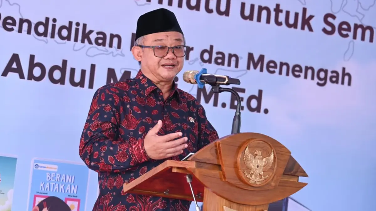 Menteri Pendidikan Dasar dan Menengah Abdul Mu