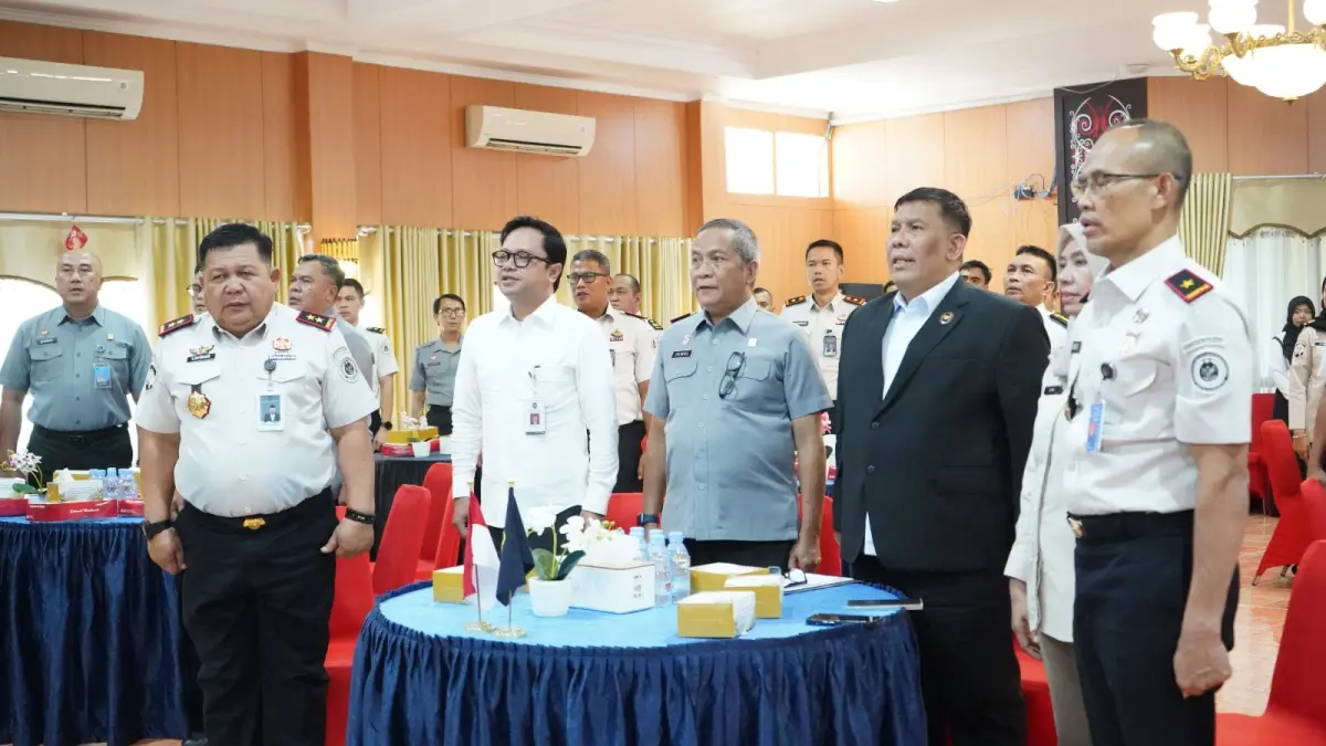 Kunjungan kerja Sekretaris Kemenko Kumham Imipas ke Kanwil Kemenkum Kaltim menjadi momentum mempererat koordinasi lintas sektor dalam mendukung pembangunan hukum yang lebih efektif. (IST)