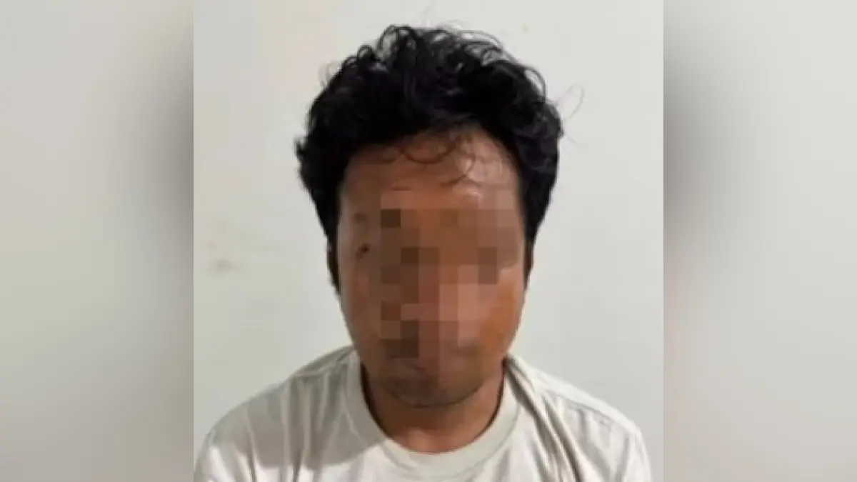 Pelaku HN menjalani pemeriksaan di Polsek Balikpapan Barat karena terlibat narkoba.