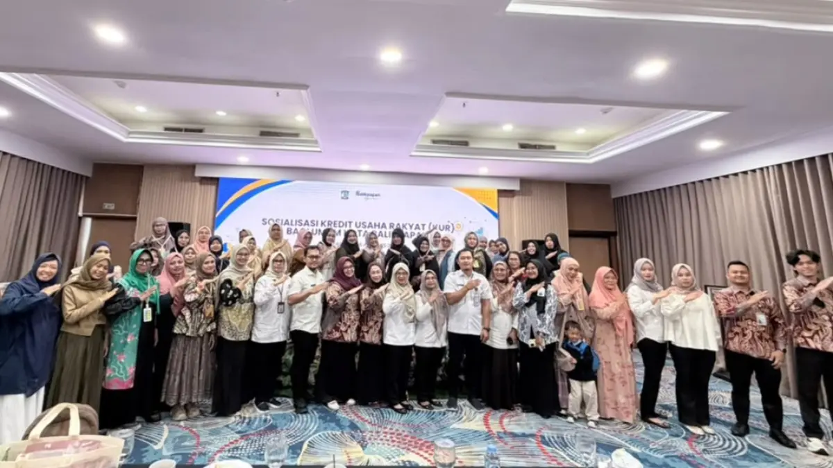 PEMBEKALAN: Sebanyak 30 pelaku usaha di Kota Balikpapan berkesempatan mendapatkan pembekalan terkait pengajuan KUR.