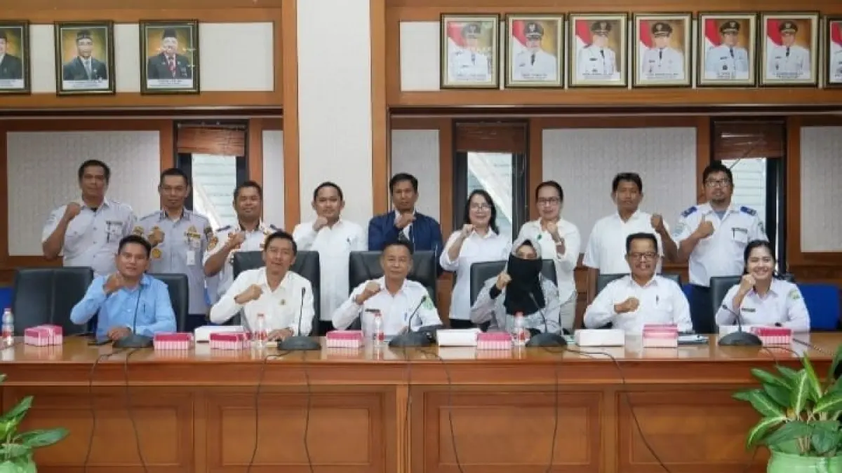 RAKOR: Rakor strategis membahas rencana pemanfaatan pelabuhan Jelemuq Kecamatan Tering guna mendongkrak PAD Kutai Barat. 