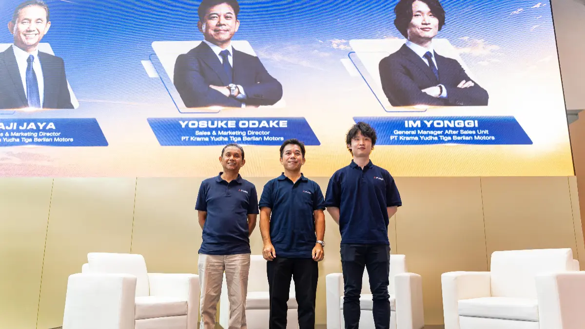 PT Krama Yudha Tiga Berlian Motors (KTB) memperkenalkan ekosistem Next Generation Zero Down Time (ZDT) pada ajang GIIAS 2026 sebagai solusi layanan purnajual berbasis teknologi untuk membantu mengurangi downtime armada dan meningkatkan efisiensi operasional kendaraan niaga. (Foto: Istimewa)