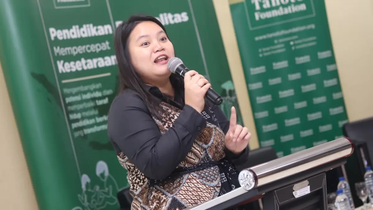 Regional Lead Kalimantan Tanoto Foundation Roselina Ping Juan. (FOTO ANGGI PRADITHA/KP)