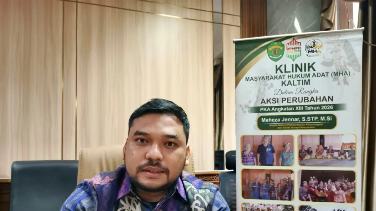 HUKUM ADAT: Kepala Bidang Pemberdayaan Kelembagaan dan Sosial Budaya Masyarakat DPMPD Kaltim, Mahezha Jennar. (JUFRIADI/KP)