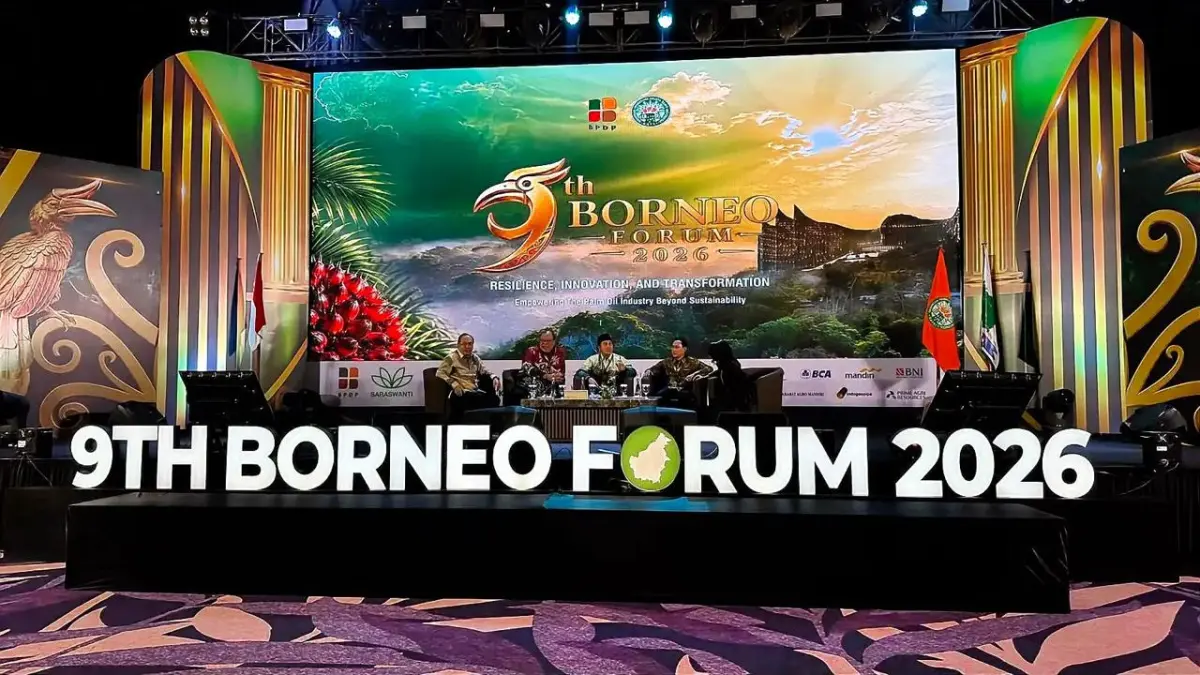 FORUM: Borneo Forum 2026 membahas meningkatnya kewajiban penempatan Devisa Hasil Ekspor Sumber Daya Alam dari 30 persen menjadi 50 persen di Balikpapan, Kamis (6/8).