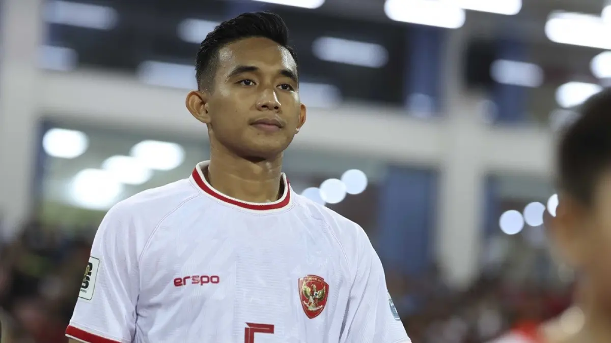 Kapten Timnas Indonesia Rizky Ridho.