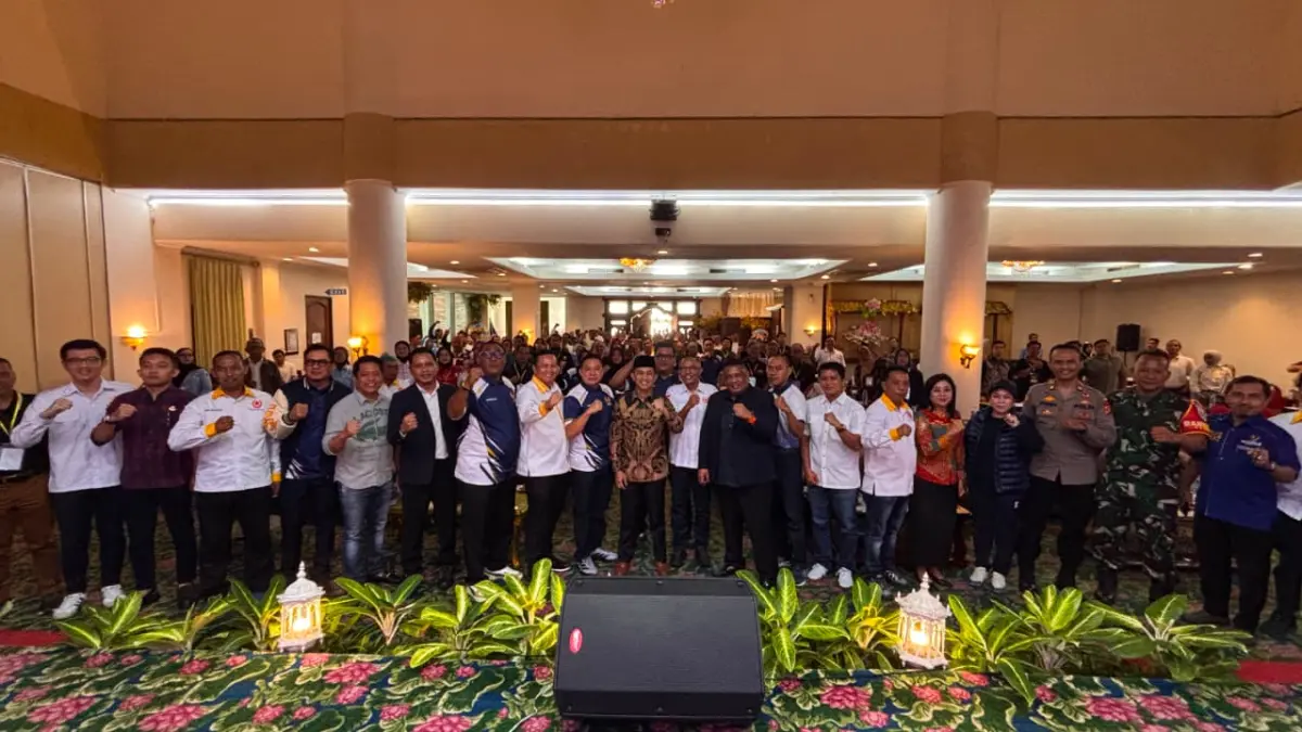 RAKERKOT: Rapat Kerja Kota (Rakerkot) KONI terlaksana di Hotel Grand Tiga Mustika, Wali Kota Balikpapan Rahmad Mas