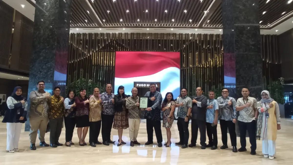 Sertifikasi ISO 9001:2015 memperkuat standar pelayanan FUGO Hotel Samarinda untuk meningkatkan kepuasan tamu di Samarinda. (IST)