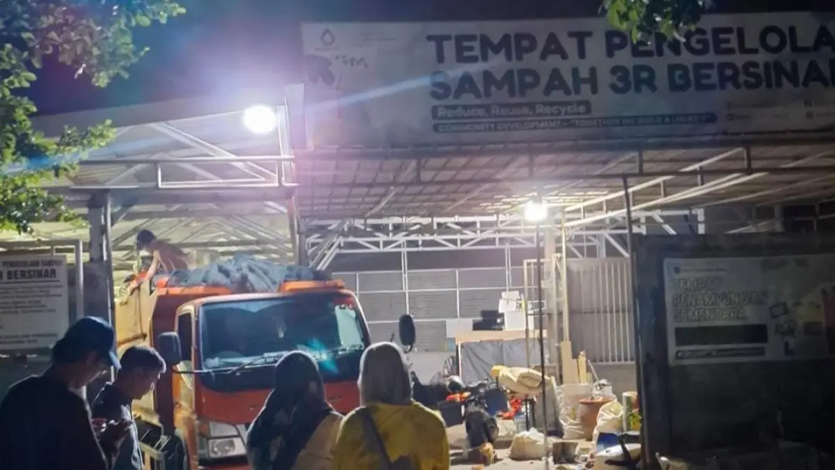KEJAR TARGET: Kondisi TPS 3R yang ada di Kelurahan Berebas Tengah. (ADIEL KUNDHARA/KP)
