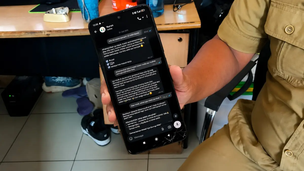 AI NAVARA PUPR PPU hanya bermodal server Rp400 ribu per bulan, tetapi sudah mencatat lebih dari 800 interaksi layanan. (AHMAD MAKI/KALTIM POST)