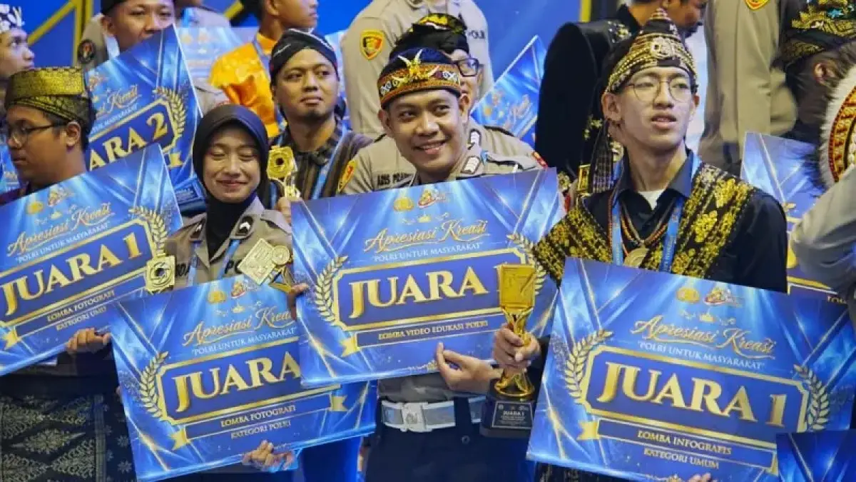 PRESTASI: Ajang apresiasi kreasi polri untuk masyarakat, Polda Kaltim meraih empat juara 1 di sejumlah kategori.