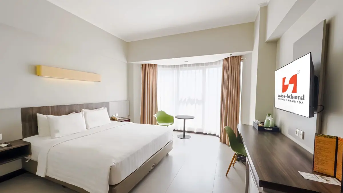 KAMAR NYAMAN: Promo Kemerdekaan Swiss-Belhotel Borneo Samarinda menawarkan kamar nyaman dengan fasilitas modern. (IST)